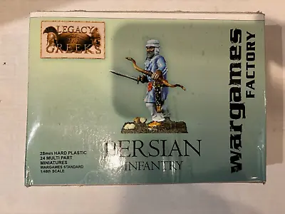 Wargames Factory Legacy Of The Greeks- Persian Infantry 28mm 24 Miniatures • $50.57