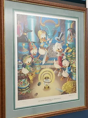 Carl Barks The Stone That Turned All Metals Gold - Lithograph 237/350 • $1500