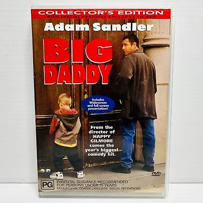 $5 • Buy Big Daddy DVD Collector's Edition Region 4 PAL Comedy Adam Sandler Cole Sprouse