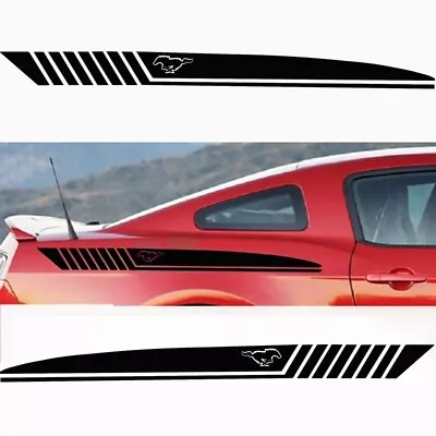 Car Body Sticker Vinyl Side Decal For Ford MUSTANG Style Racing Sport 2009-2017 • $19.94