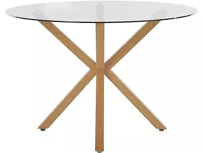 Ren Home Jumi Glass Table Oak • $269.99