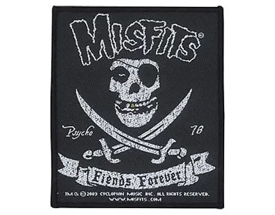 MISFITS Fiends Forever 2009 - WOVEN SEW ON PATCH Official - No Longer Made • £9.95