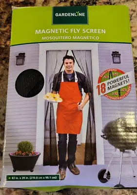 Gardenline Magnetic Fly Screen Door Mesh Curtain 39 X 83  Keep Bugs Out • $10