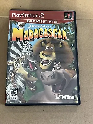 Madagascar (Sony PlayStation 2 2005) With Case And Booklet • $4