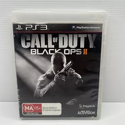 Call Of Duty Black Ops II 2 Sony PlayStation 3 Game COMPLETE - PS3 - Free Post • $12