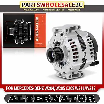 Alternator For Mercedes-Benz	C63 AMG SL63 AMG CLS63 AMG E63 AMG ML63 AMG R63 AMG • $184.99