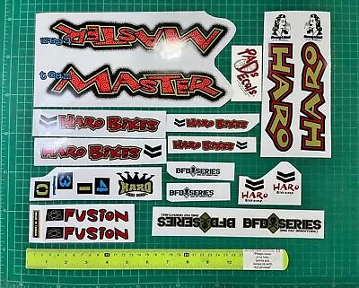 1995 Haro Master On Clear Bmx Sticker Decals • $61.13