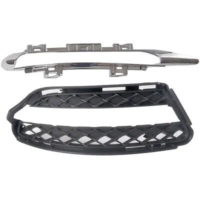 Right Fog Lamp Grill Cover Trim Molding Kit Fit For 10-13 Mercedes W221 S350/550 • $46.99