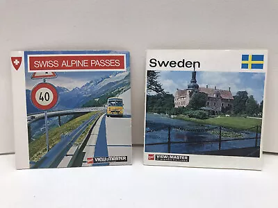 Sweeden GAF View-Master Switzerland Nations Of The World Series Stereo Reel Sets • $22.99