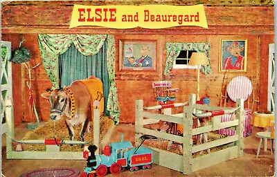 Vintage Postcard Borden Borden's Dairy Milk Advertising AD Elsie The Cow  • $3.98