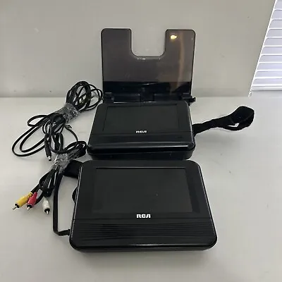 RCA 7  Screen Mobile DVD System With Dual Screens & Charging Cord DRC69705E22 • $20