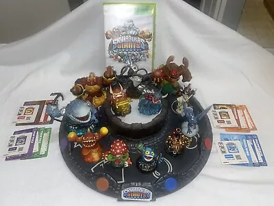 Skylanders Giants Xbox 360 Bundle: Battle Arena Portal 12 Figures Cards Stickers • $5.87