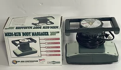 New Body Massager 2000 Plus Two Speed Massage Therapy Medi Rub Made USA Green • $79.99