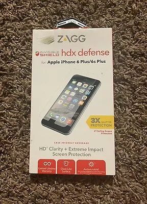 ZAGG Invisible Shield Hdx Defense Screen Protector-for Iphone6 Plus/6sPlus- Open • $15.39