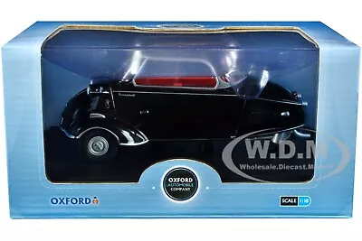 Messerschmitt Kr200 Bubble Top Black 1/18 Diecast Model Car By Oxford 18mbc007 • $59.99