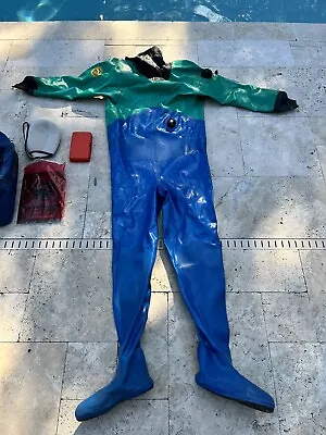 Viking Drysuit With  Bag And Repair Kit - Size 3 Large • $499