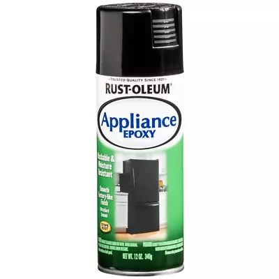 Rust-Oleum Epoxy Gloss Black Spray Paint12 Oz. Appliance Mineral Spirits(6-Pack) • $59.89