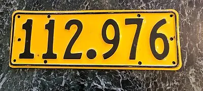 New Zealand 1963 Passenger Car License Plate • $19.99