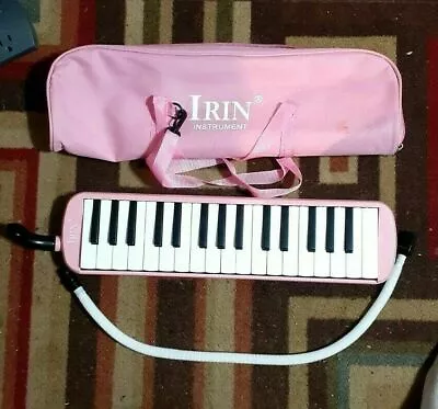 IRIN Pink Melodica 32 Key Wind Musical Instrument For Beginner Practice + Bag  • $38.95