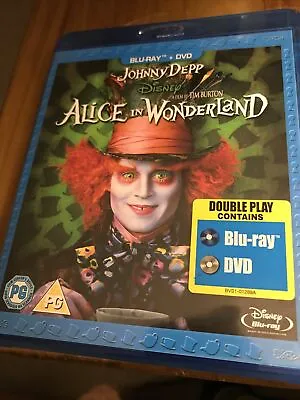 £2.29 • Buy Alice In Wonderland Blu-ray (2010) Mia Wasikowska, Burton (DIR) Cert PG 2 Discs