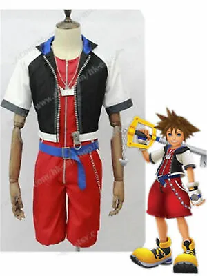 Newest Kingdom Hearts Remix Sora Cosplay Costume Custom Made {Free Shipping] • $63