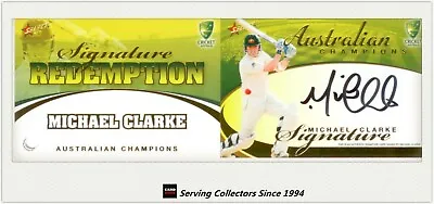 $240 • Buy 2007-08 Select Cricket Cards Signature Redemption Card Michael Clarke-Rare #103