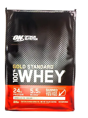 Optimum Nutrition Gold Standard Whey Protein Powder - Vanilla Ice Cream 10Lb • $152