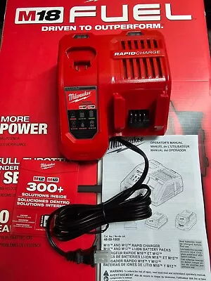 GENUINE OEM Milwaukee  RAPID Charger 48-59-1808 Charger M12 M18 New • $45