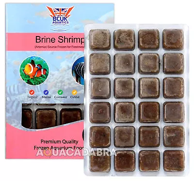 BCUK FROZEN BRINE SHRIMP FISH FOOD 100g BLISTER PACKS NATURAL AQUARIUM TANK • £18.99