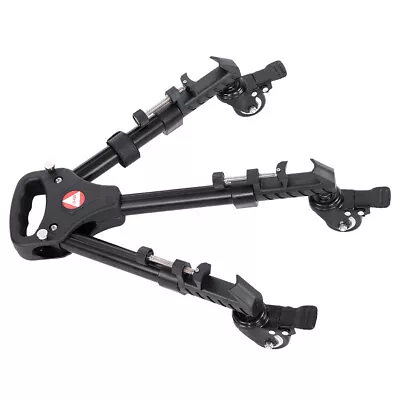 VX-600 Foldable Tripod Dolly 3 Wheels Stand Pulley Base For Video Ca SPC • $223.97