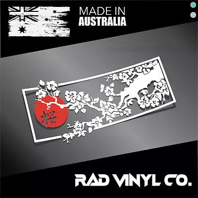 SAKURA TREE | CHERRY BLOSSOM | JDM | Vinyl Sticker Decal • $13.20