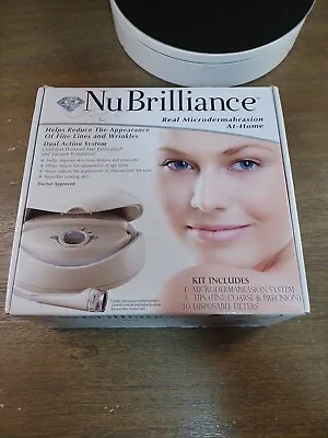 NuBrilliance Microdermabrasion Kit Skin Care System Rejuvenate Restore Renew NIB • $23.49