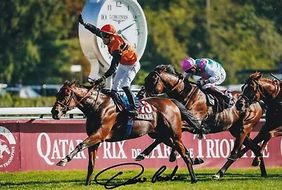 Horse Racing - Cristian Demuro - Hand Signed 12x8 Inch Photograph - COA • £20