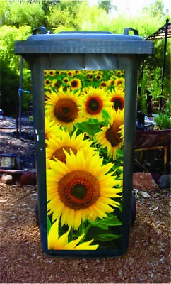 Sunflowers Wheelie Bin Sticker • $25