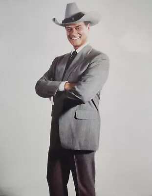 8x10 COLOR PHOTO DALLAS LARRY HAGMAN I DREAM OF JEANNIE HOLLYWOOD ICON • $3.98