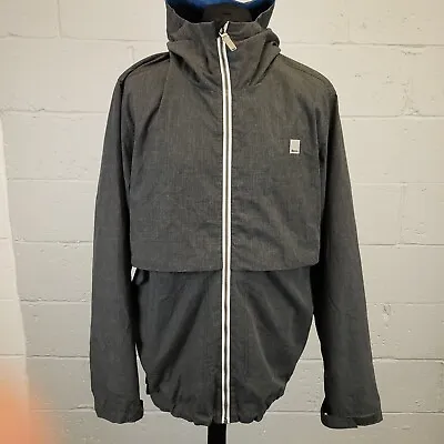 Bench Jacket XL Windbreaker Men Lightweight PRISTINE Grey Polyester Cotton 80/20 • $31.08