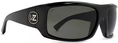 Von Zipper Clutch Sunglasses - Black Satin / Grey - Regular - New • $110