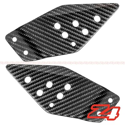 2007-2012 Kawasaki Z750/R Rearset Foot Peg Heel Guards Mount Plate Carbon Fiber • $69.95