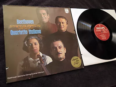 Quartetto Italiano Beethoven Quartets Op. 18 1 & 3 Philips NM • $5.50