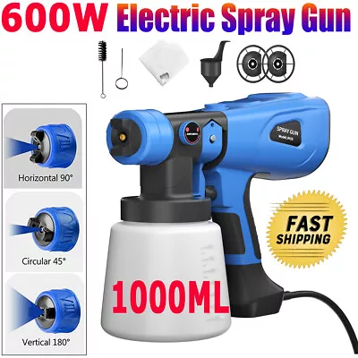 Electric Paint Sprayer Wagner Airless HVLP Handheld Spray Gun Home Indoor Fence • £45.71