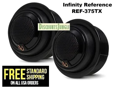 $48.95 • Buy Infinity REF-375TX 3/4 Inch 135 Watts Peak Flush- And Surface-mount Tweeter Set