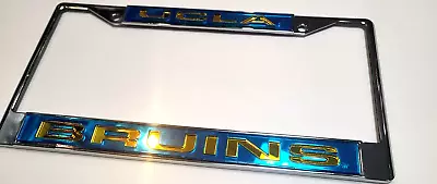 UCLA Bruins Silver Metal Laser Cut License Plate Frame  Ship Now 1-3 Days • $15.99