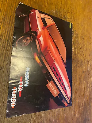 Nissan EXA Turbo Australian Sales Brochure July 1985 • $40