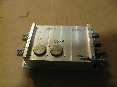 257A Avantek Microwave UTO-2012 2013 Amplifier  SMA Rf Box • $34.99