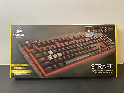 Corsair CH-9000088-NA Strafe Mechanical Gaming Keyboard MX Cherry Red New • $75