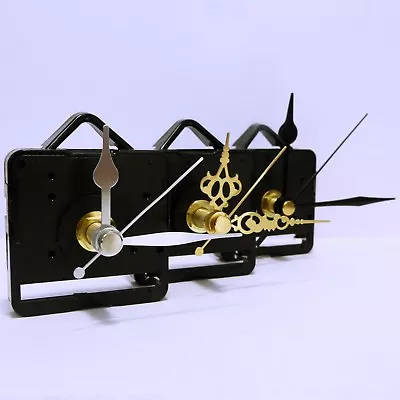 10x Quartz Clock Movement Mechanism (ticking) With Hands And Free Post Diy. • £25.99