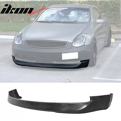 Fits 03-07 Infiniti G35 Coupe ING Style Front Bumper Lip Spoiler Splitter PU • $123.99