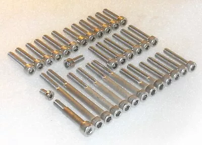 Yamaha XT350 1985-00 Engine Covers & Crankcase Stainless Steel Allen Bolts Kit • $23.11