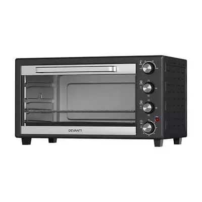 Devanti Electric Convection Oven Bake Benchtop Rotisserie Grill 45L • $98.90