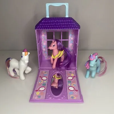 McDonalds Happy Meal Toys My Little Pony Figures 1999 3 Figures & House Collect • £9.99